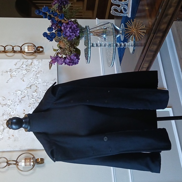 Apostrophe Women's Black Wool Blend Double Breasted Coat. Size S - Picture 5 of 17